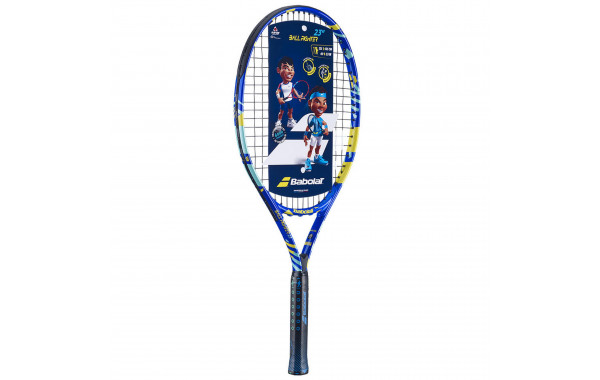 Ракетка для большого тенниса детская 7-9 лет Babolat Ballfighter 23 Gr000 140481 сине-желтый 600_380