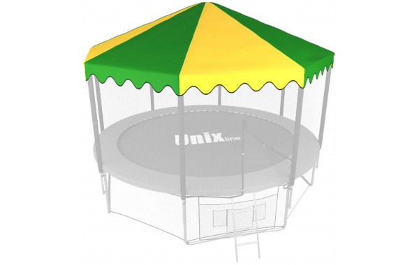 Крыша для батута Unix Line 10 ft ROU10GR Green\Yellow 600_380