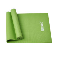 Коврик для йоги Torres Comfort 6 PVC 6 мм, нескользящее покрытие YL10036 зеленый