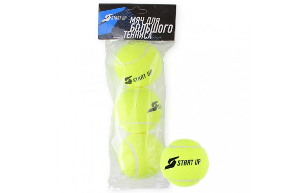Мяч для большого тенниса Start Up ECE 041, пакет (3 шт.) 600_380