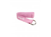 Ремень для йоги Core 186 см Star Fit хлопок YB-100 розовый пастель