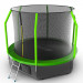 Батут с внутренней сеткой и лестницей EVO Jump Cosmo 10ft + нижняя сеть, зеленый 75_75