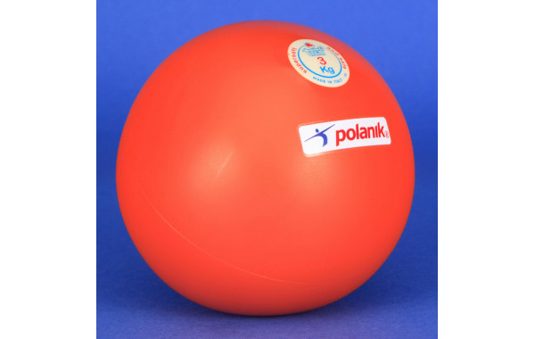 Ядро TRIAL, супер-мягкая резина, для тренировок на улице и в помещениях, 2,5 кг Polanik VDL25 600_380