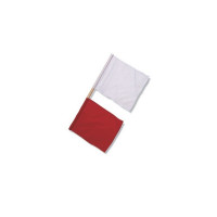 Флажки судейские легкоатлетические Ellada М561Л белый, красный