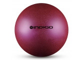 Мяч для художественной гимнастики d15см Indigo ПВХ IN119-VI фиолетовый металлик с блестками