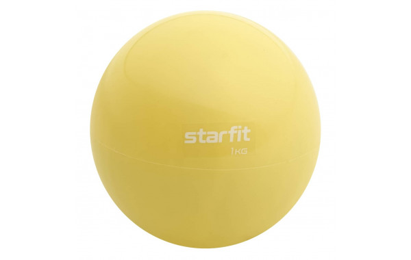 Медбол 1кг Star Fit GB-703 желтый пастель 600_380