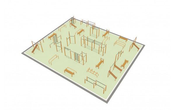 Парковая площадка для Воркаут и WRK Spektr Sport 6_108mm 600_380
