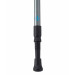 Скандинавские палки Berger Oxygen 2-секционные, 77-135 см, серебристый\голубой 75_75