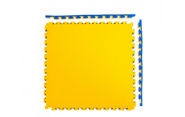 Будо-мат, 100 x 100 см, 40 мм DFC 12284 сине-желтый 600_380