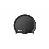 Шапочка для плавания Atemi Big silicone Cap Deep black TBSCL1BK черный