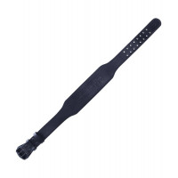 Пояс атлетический Star Fit Pro 4 дюйма, натуральная кожа SU-320 черный