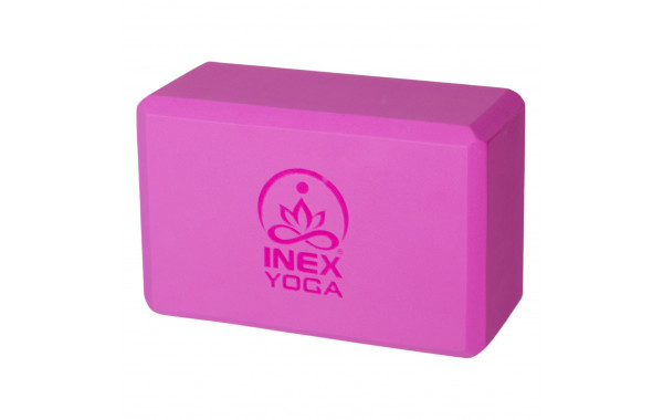 Блок для йоги Inex EVA Yoga Block YGBK-PK 10х15х23 см, розовый 600_380