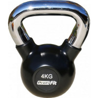 Гиря Profi-fit обрезиненная с хромированной ручкой 4кг