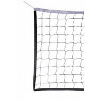 Сетка волейбол Zavodsporta d3,0 мм, яч.100x100, размер 100x950 см, с 4-ех сторон, верх/низ лента 5 см ПА белый