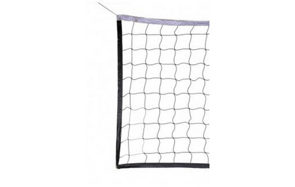 Сетка волейбол Zavodsporta d3,0 мм, яч.100x100, размер 100x950 см, с 4-ех сторон, верх/низ лента 5 см ПА белый 600_380