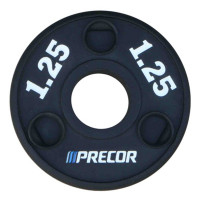 Олимпийский диск в уретане Precor FM\UPP-1.25KG\BK-LZ-00 1,25 кг, черный, лазерная гравировка