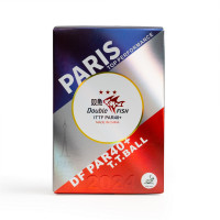 Мяч для настольного тенниса Double Fish Paris 2024 Olympic Games 3*** PAR40+ ITTF Approved, 6шт
