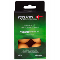 Мячи для настольного тенниса Roxel 2* Swift, 6 шт, оранжевый