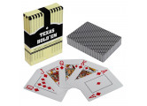 Карты игральные Texas Hold'em 09820 покерные, черная рубашка