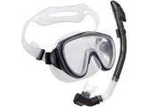 Набор для плавания взрослый Sportex маска+трубка (Силикон) E39240 черный
