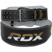 Пояс RDX 4" Leather WBS-4RB черный\золотой 75_75