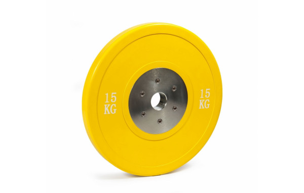 Диск соревновательный Stecter D50 мм 15 кг (желтый) 2188 600_380