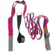 Эспандер Sportex для растяжки - йога лента Profi 3м B34480 розовый 75_75