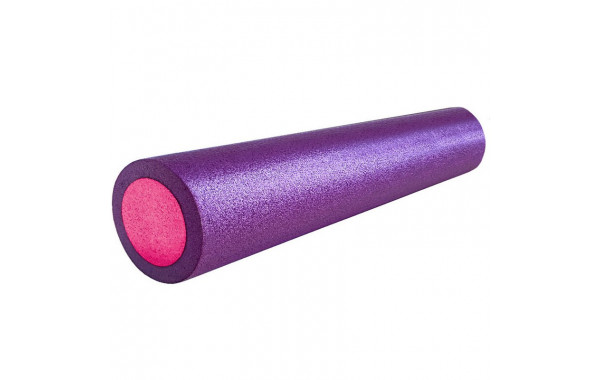 Ролик для йоги Sportex полнотелый 2-х цветный 60х15см PEF60-7 фиолетовый\розовый (B34495) 600_380