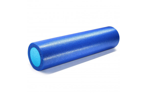 Ролик для йоги полнотелый 2-х цветный, 60х15см Sportex PEF60-A синий\голубой 600_380