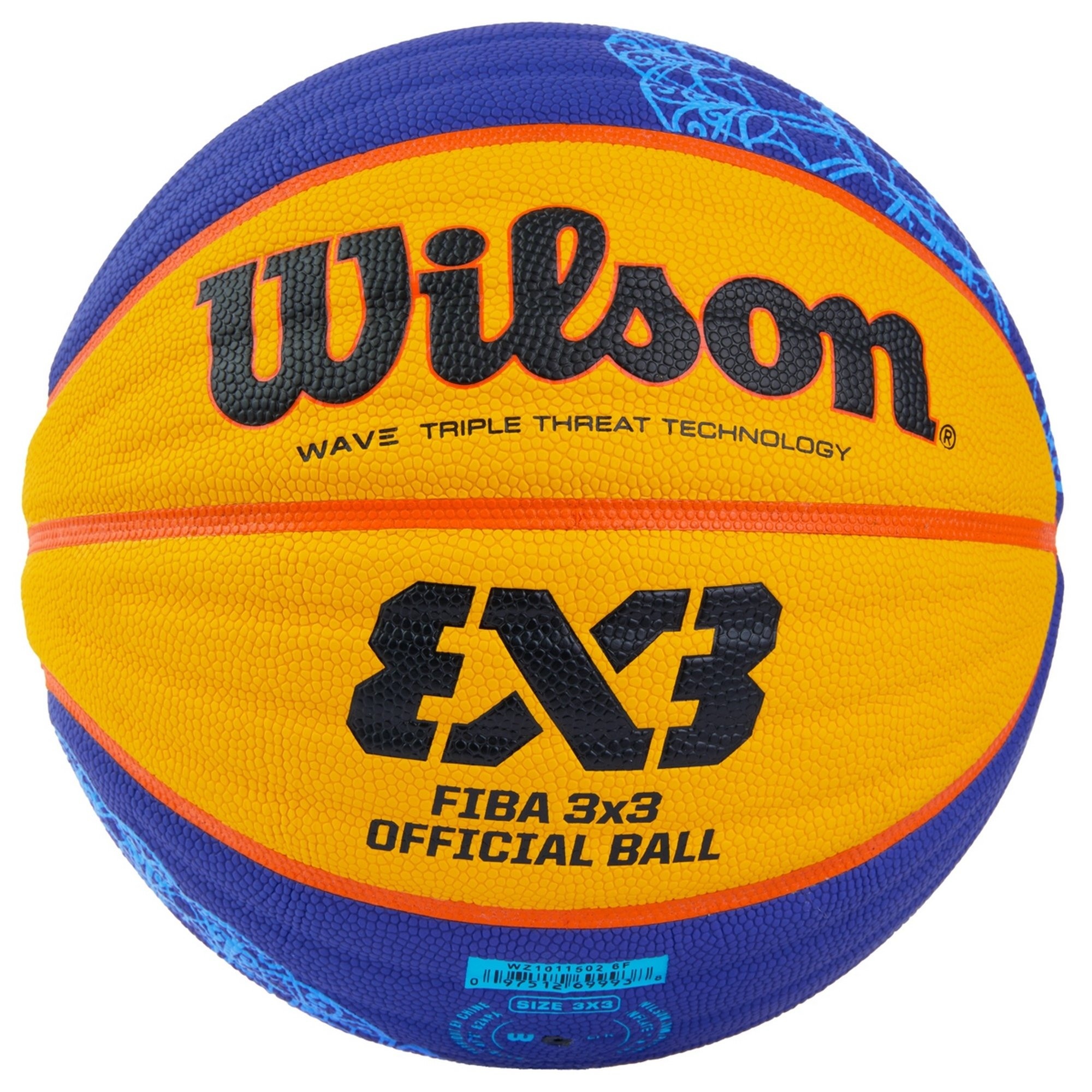 Мяч баскетбольный Wilson FIBA3x3 Official Paris 2024, WZ1011502XB6F р.6 2000_2000