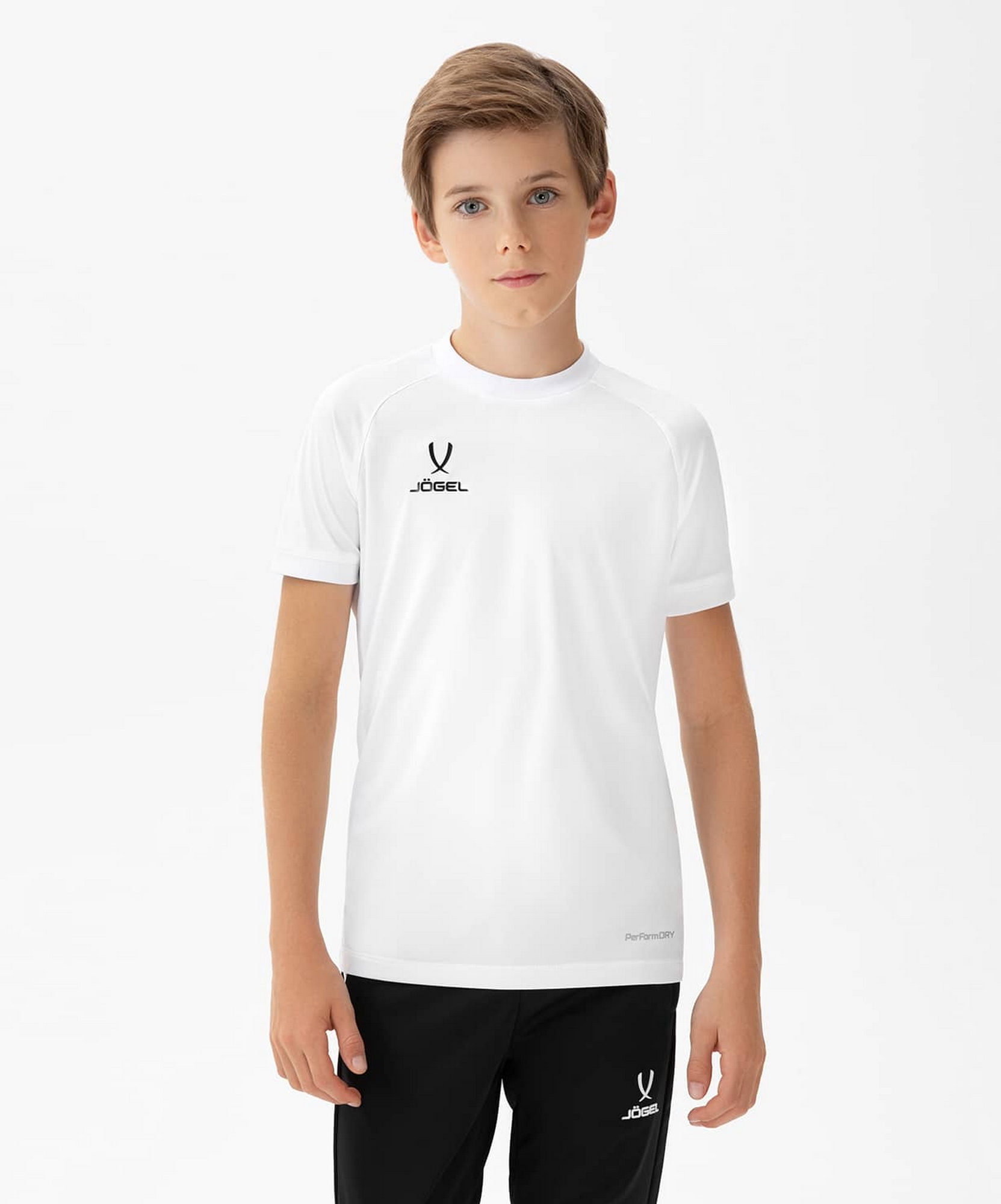 Футболка игровая Jogel DIVISION PerFormDRY  Element Jersey, белый 1663_2000