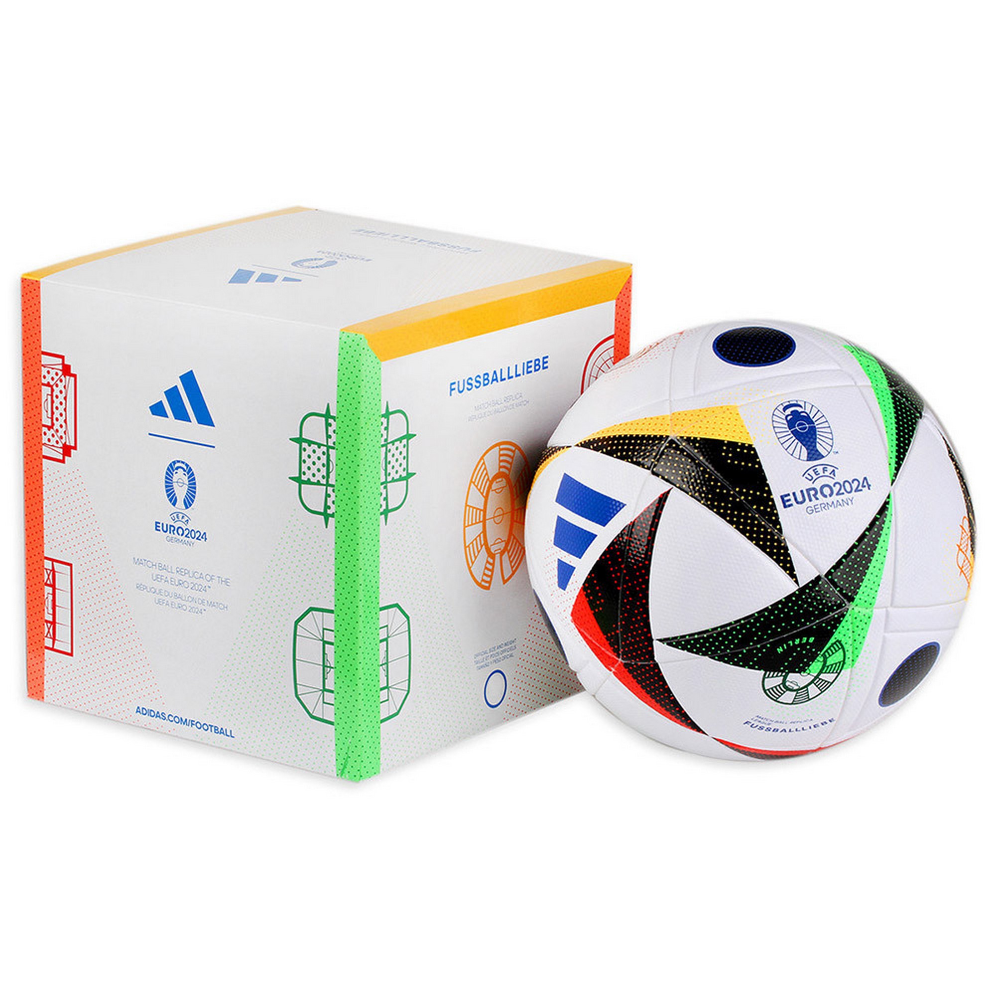 Мяч футбольный Adidas Euro24 Fussballliebe LGE Box IN9369 р.4 2000_2000
