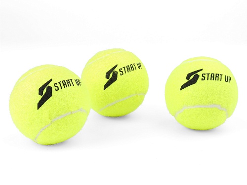 Мяч для большого тенниса Start Up ECE 041, пакет (3 шт.) 500_375