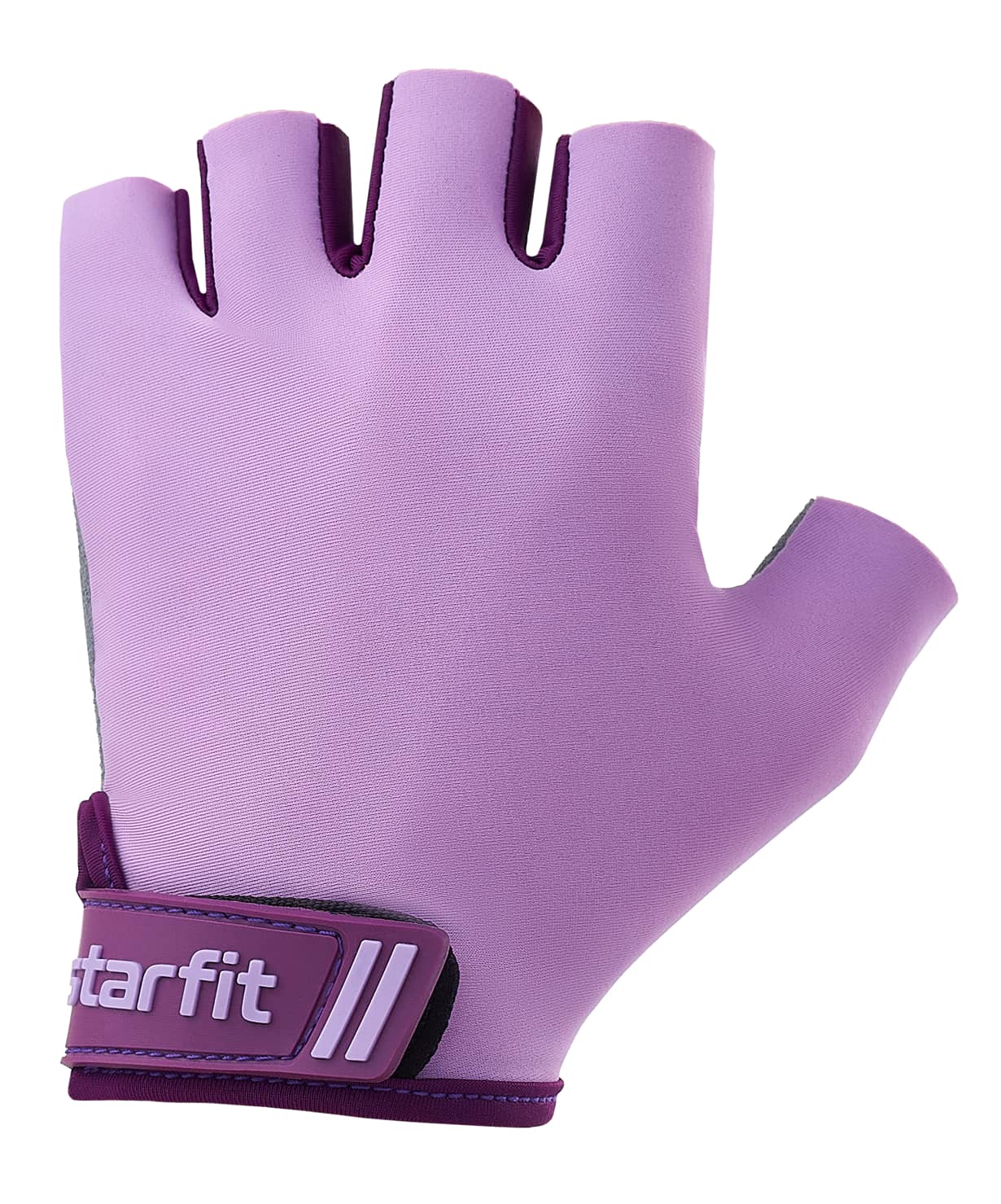 Перчатки для фитнеса Star Fit WG-101, фиолетовый 1230_1479
