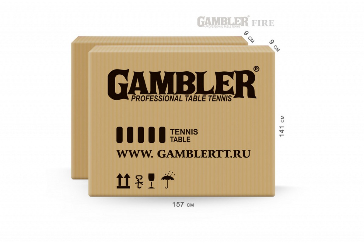 Стол теннисный Gambler Fire GTS-6 1196_800