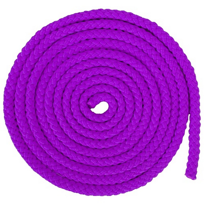 Скакалка гимнастическая AB255 фиолетовая 800_800