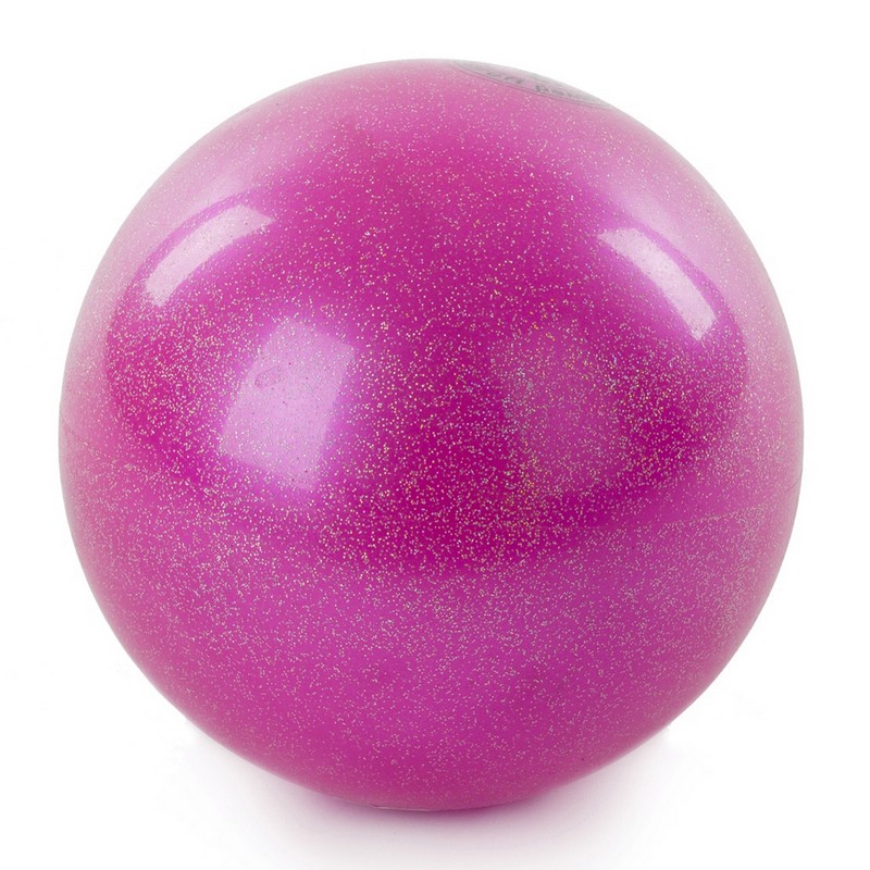 Мяч для художественной гимнастики d15см AB2803B розовый металлик 800_800