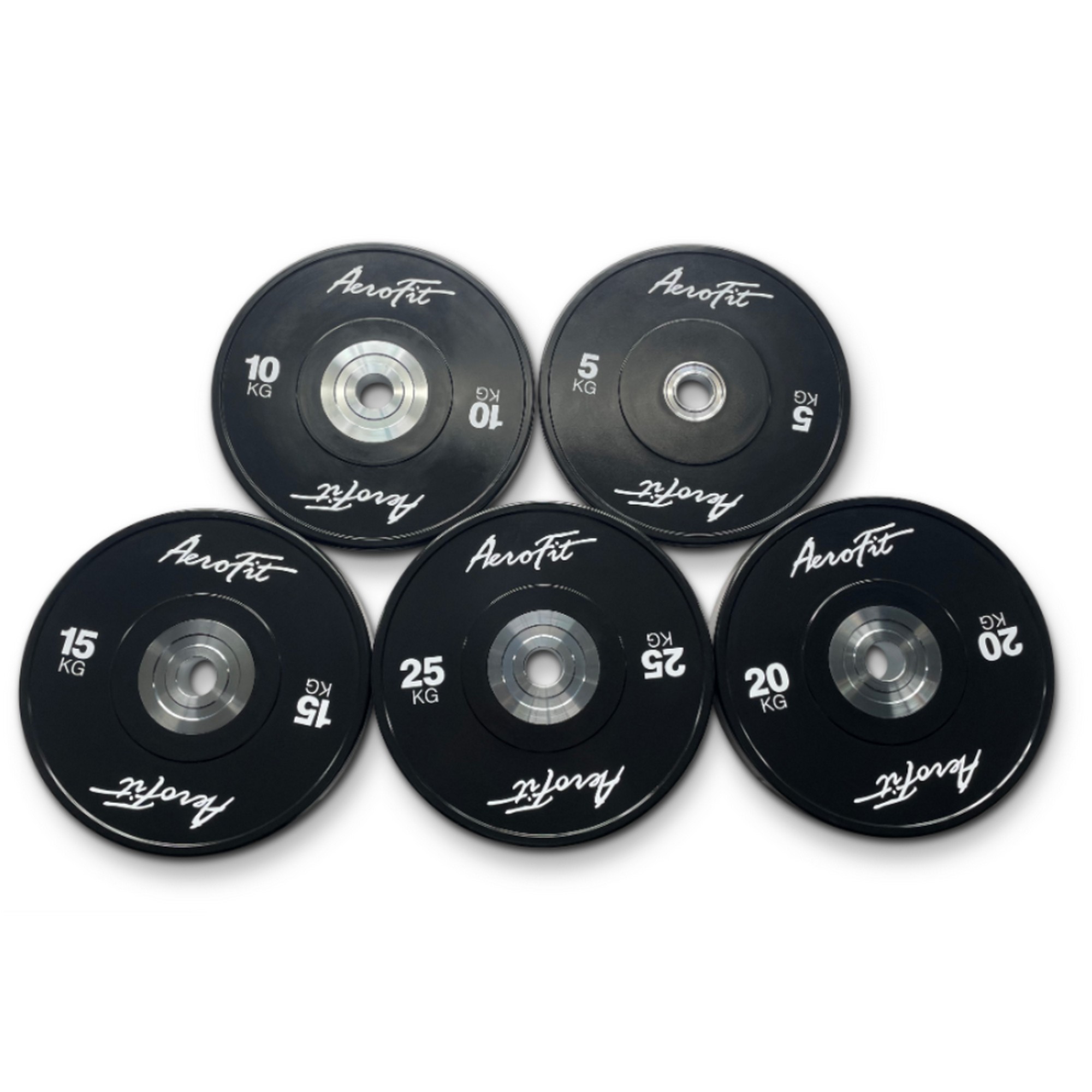 Бамперный диск для кроссфита 5 кг AeroFit AFBD5 черный 2000_2000
