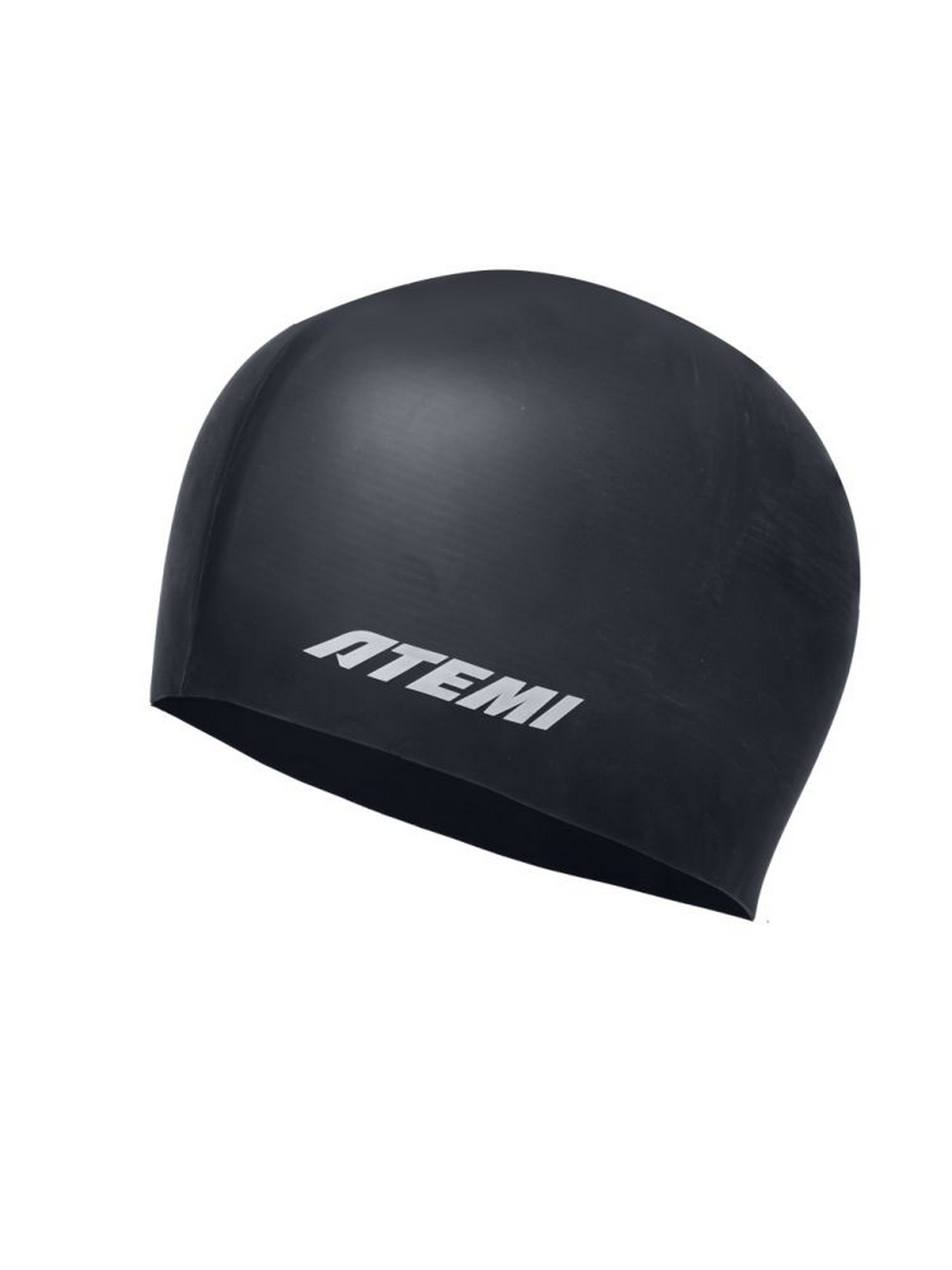 Шапочка для плавания Atemi kids silicone cap Deep black KSC1BK черный 1500_2000