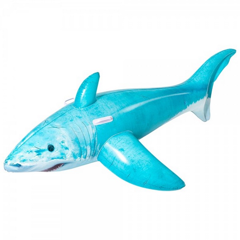 Надувная игрушка-наездник Реалистичная акула Bestway 183x102см 41405 800_800