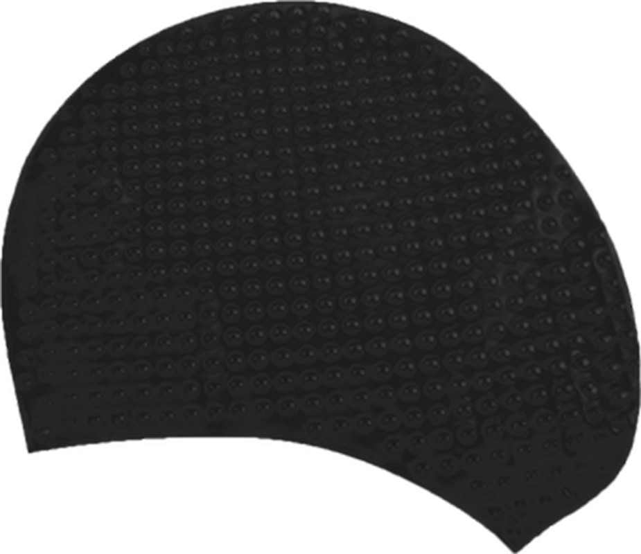 Шапочка для плавания Atemi силикон (бабл), черный, BS20 925_800