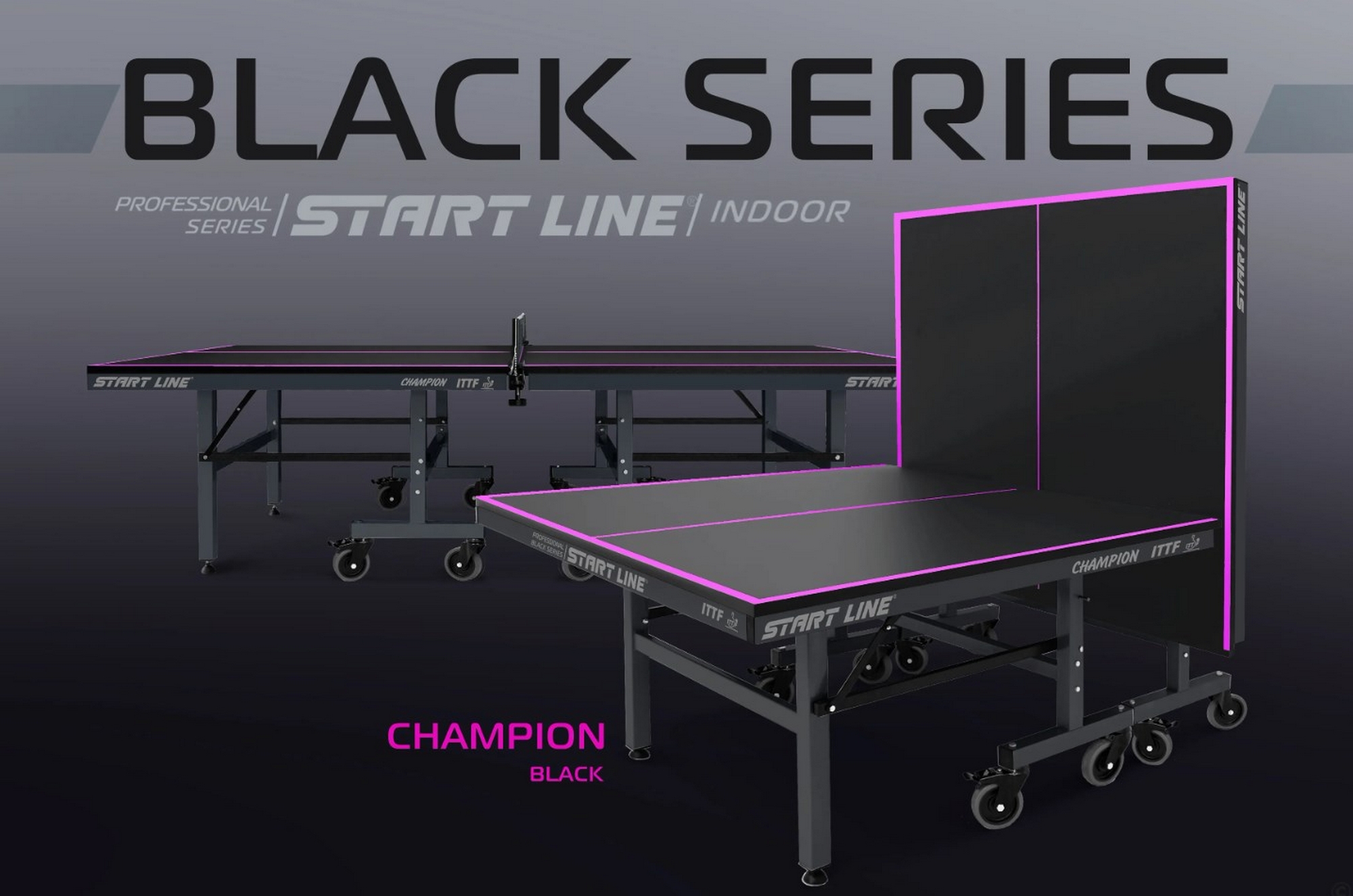 Теннисный стол Start Line Champion 60-800-2 Black 2000_1325