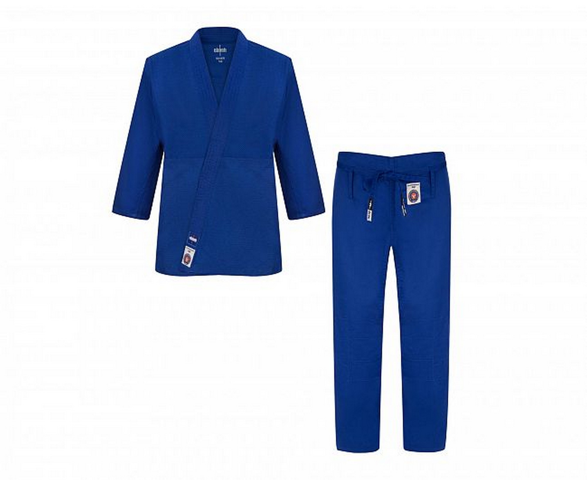 Кимоно для дзюдо подростоковое Clinch Judo Silver FDR C333 синий 2000_1634