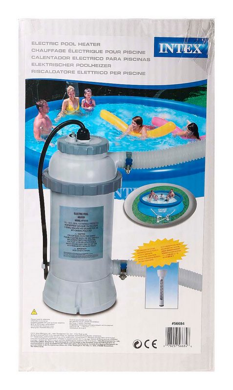 Проточный водонагреватель, для бассейнов до 457см, D1,25" Intex 28684 477_800