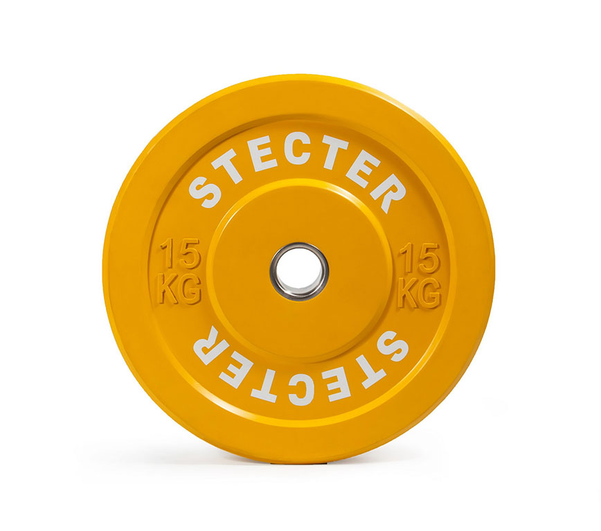 Диск тренировочный Stecter D50 мм 15 кг (желтый) 2193 868_767