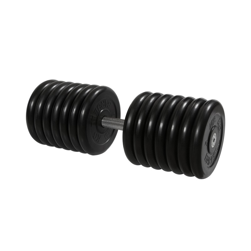 Гантель Профи с вращающейся ручкой, 71 кг MB Barbell MB-FdbM-B71 800_800