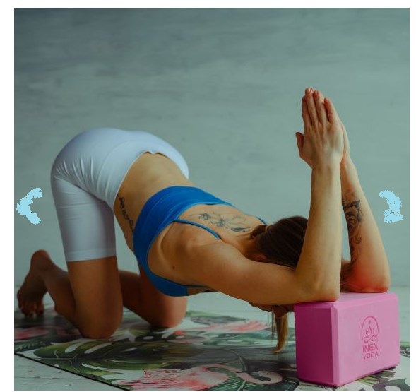 Блок для йоги Inex EVA Yoga Block YGBK-PR 23x15x10 см, фиолетовый 589_555