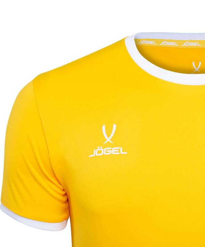 Футболка футбольная Jogel JFT-1020-041, желтый/белый 665_800