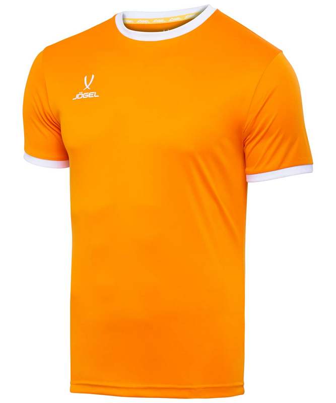Футболка футбольная Jogel JFT-1020-O1, оранжевый/белый 667_800
