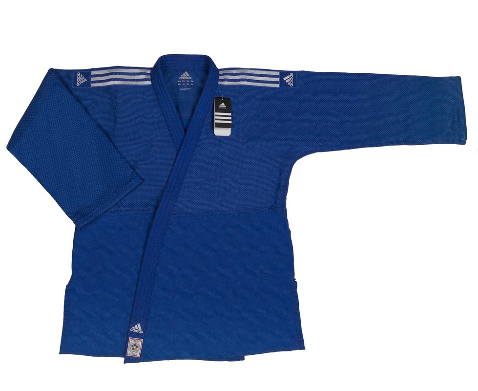 Кимоно для дзюдо Adidas Champion 2 IJF синее 979_800
